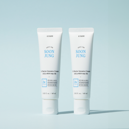 ETUDE SoonJung 2x Barrier Intensive Cream Duo Set 60ml x 2ea